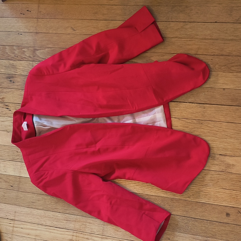 Red blazer